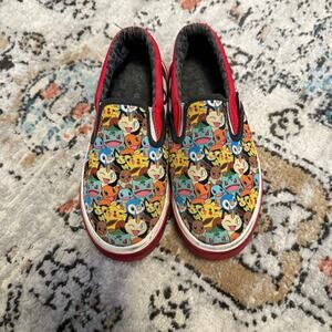 Ground Up Pokémon Slip-On Shoes Youth Size 3 Pikachu‎ Eevee Charmander 2023